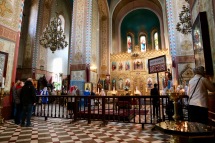 Inside the Alexander Nevsky Cathedral