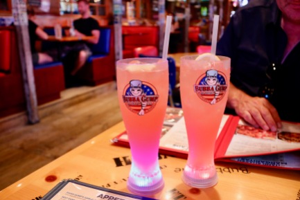 Bubba Gump Shrimp Company - Our drinks in our special cups
